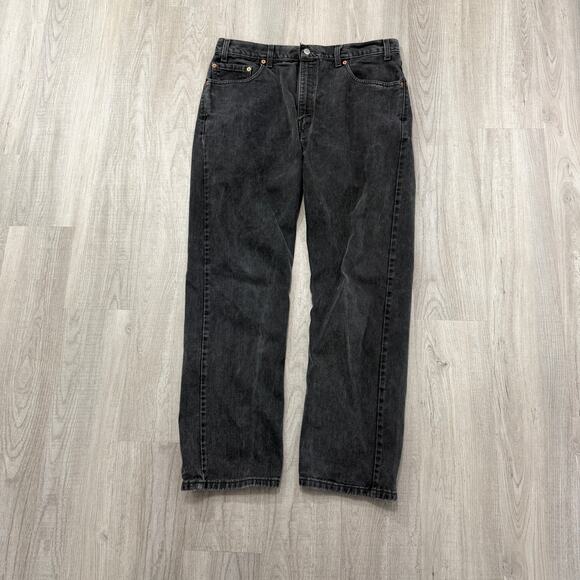 Vintage Levis 505 Jeans Men's 36x30 Black Regular Straight Faded 2002 Canada